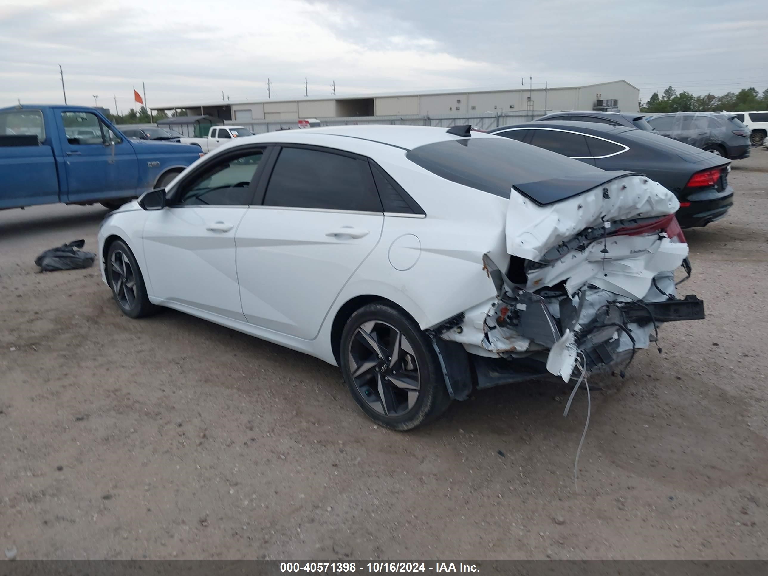 Damaged vehicle after an accident